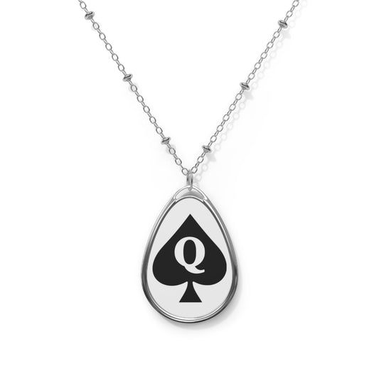 Queen of Spades Necklace | for hotwife necklace for snowbunny gift BBC lover symbol gift for QOS wife gift jewelry