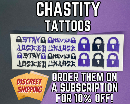 Stay locked | Temp Tattoo Sheet