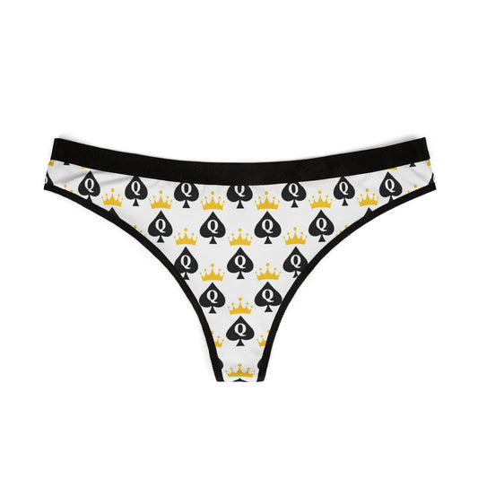 Queen of Spades Panties Flirty & Bold Lingerie  Sexy Gift for Her Spade Symbol Underwear Hotwife Lifestyle Inspired