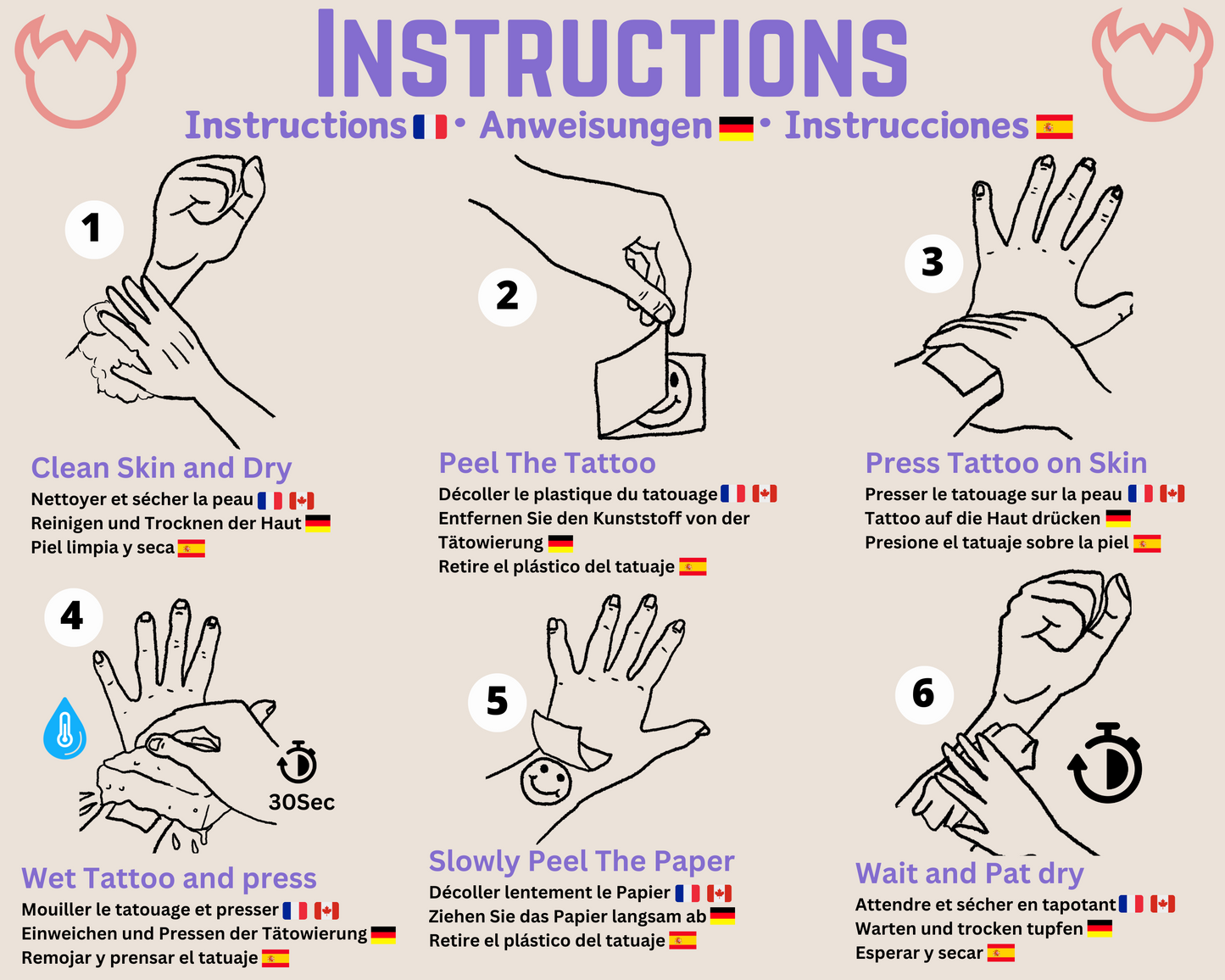 Beta Pre-Jac Temp Tattoos | 10:5