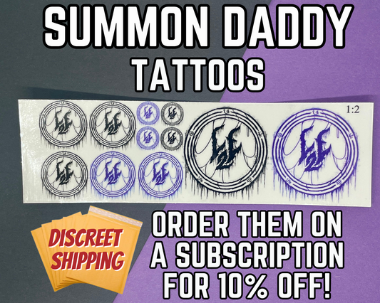 Summoning Sigil Pack | Temp Tattoo Sheet