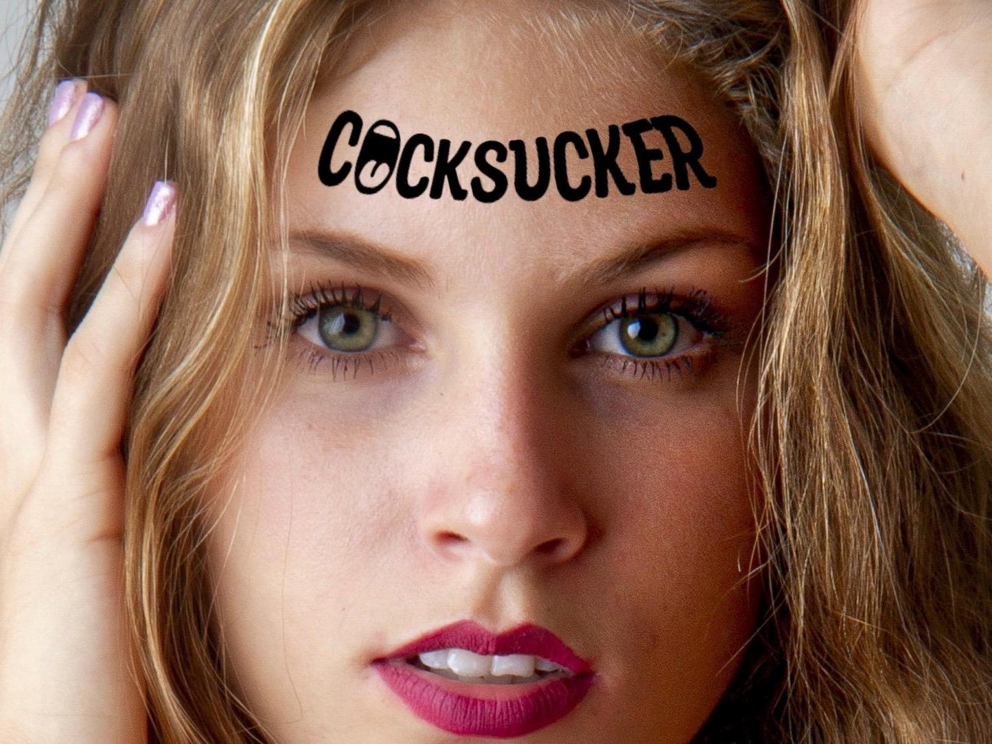 Blowjob Temporary Tattoos | Cocksucker Tattoos fuck my throat tattoos humiliating tattoos slut tattoos cumslut tattoos cuck Gift for Her/Him
