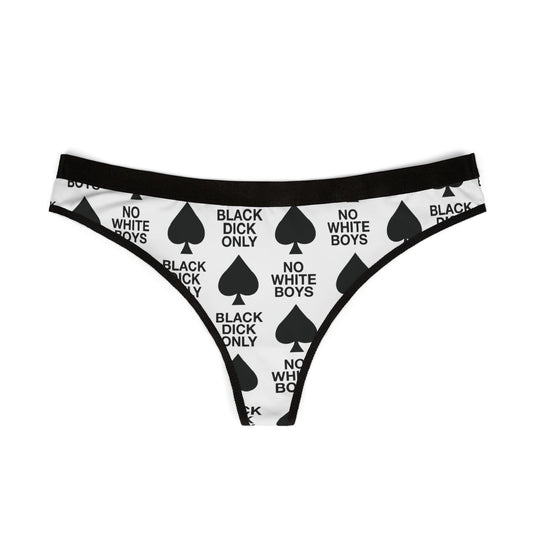 BBC ONLY Thong | Hotwife BBC Panties, Cuckold Underwear for Naughty Lingerie