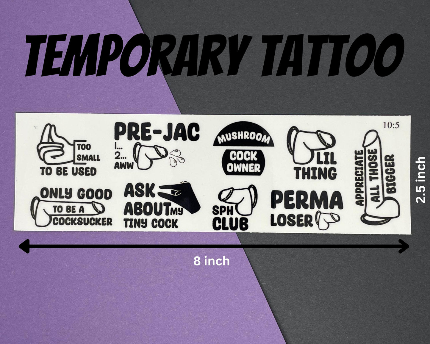 Beta Pre-Jac Temp Tattoos | 10:5