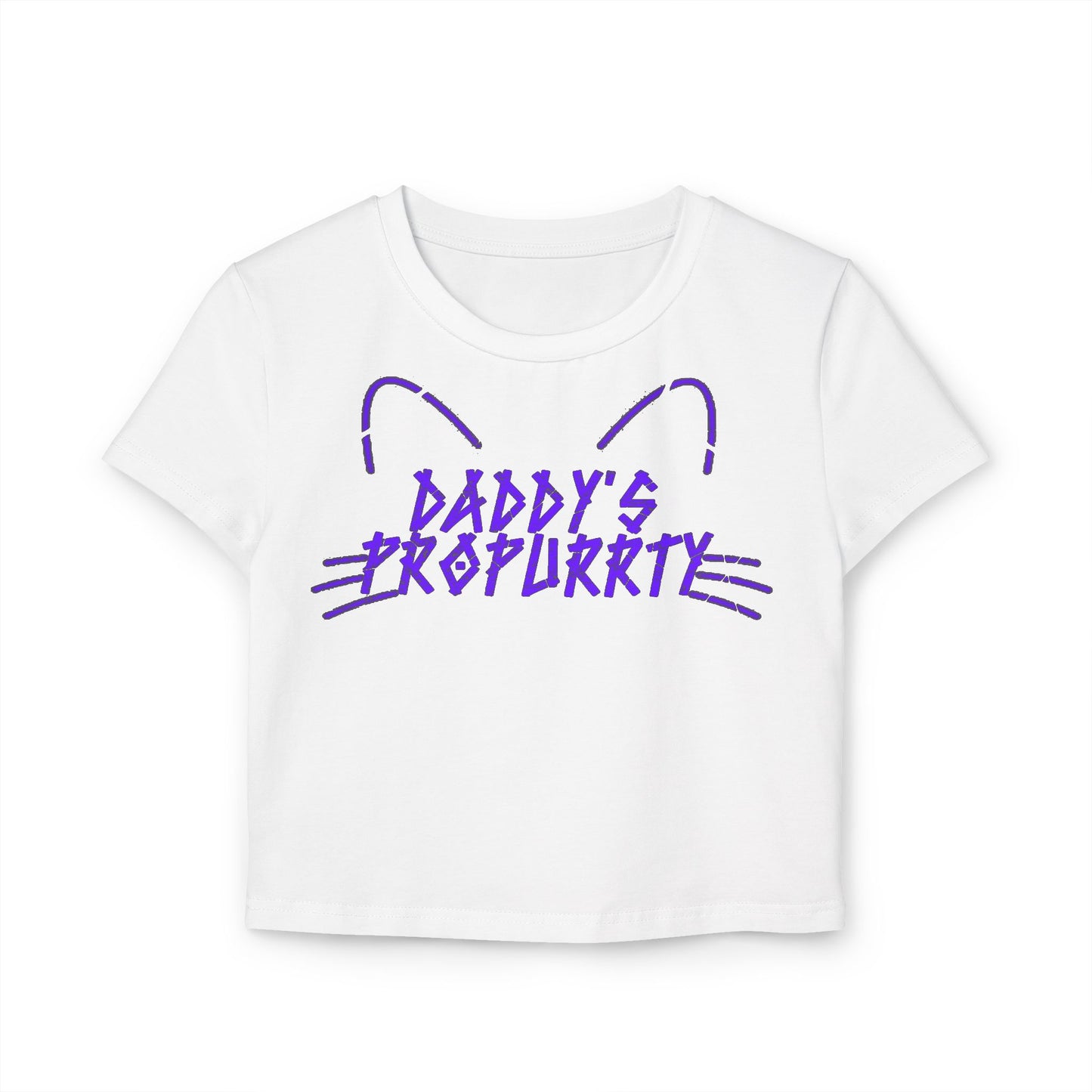 Daddy's Propurrty | Baby Crop Top
