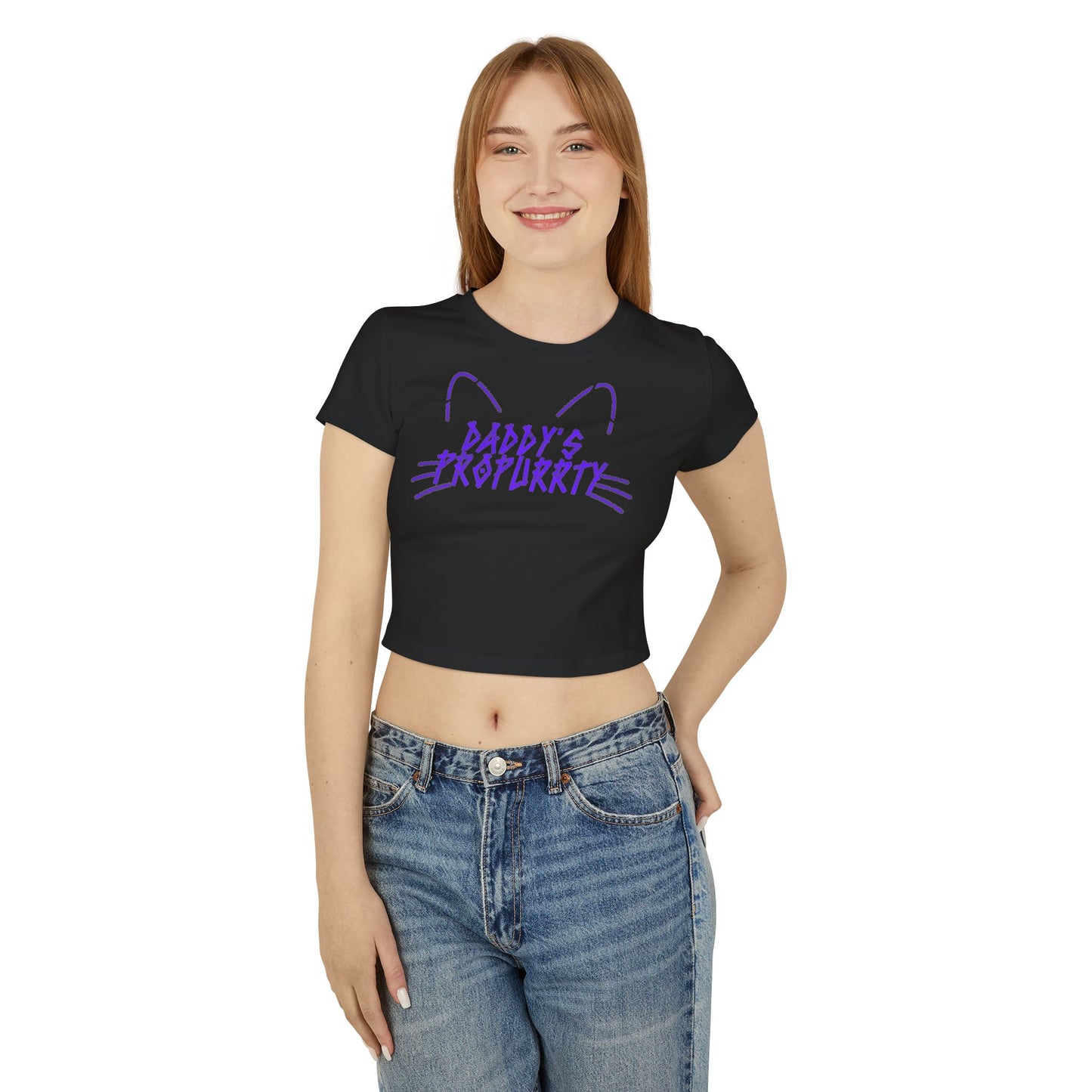 Daddy's Propurrty | Baby Crop Top