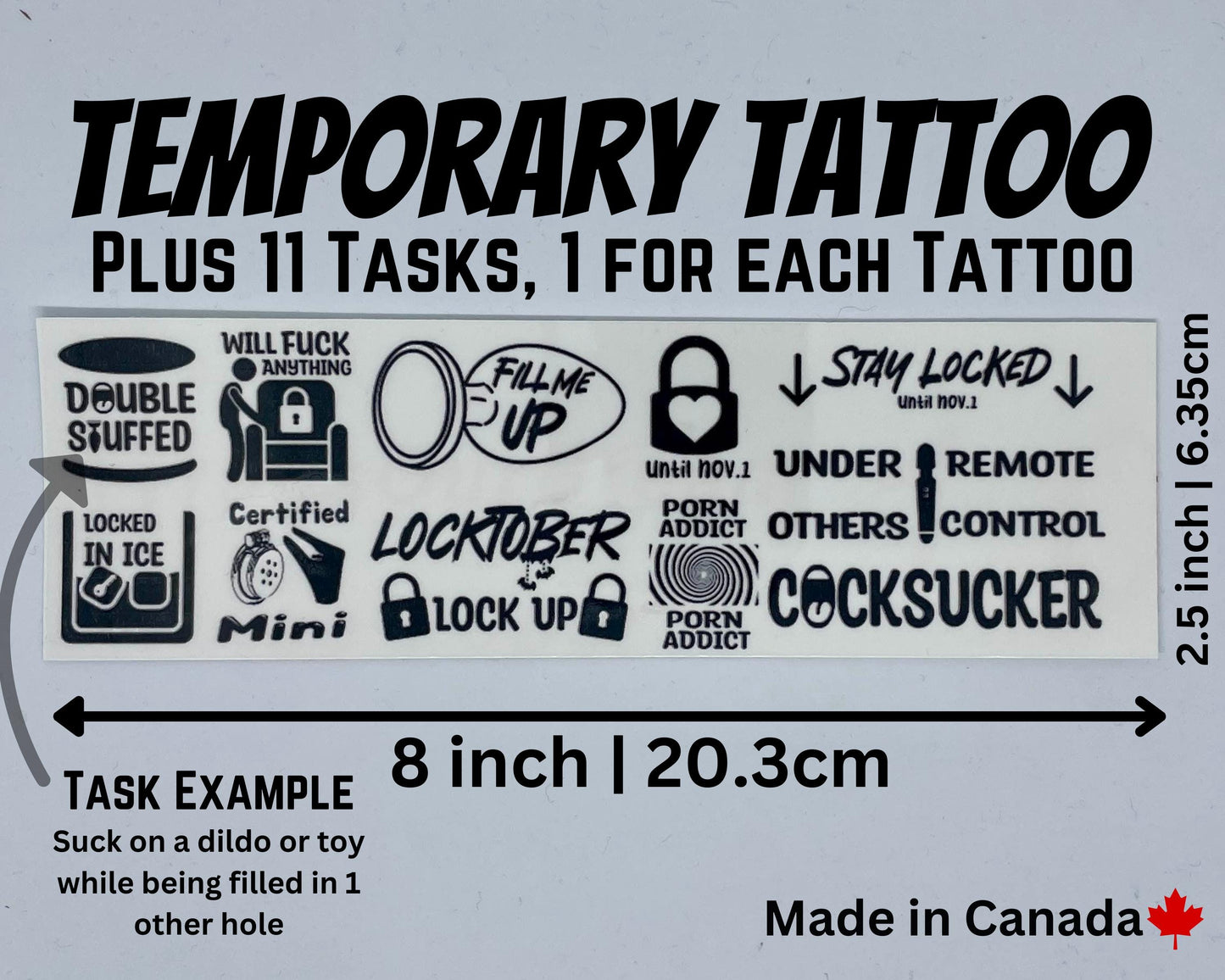 Locktober Temporary Tattoos | 5:LT