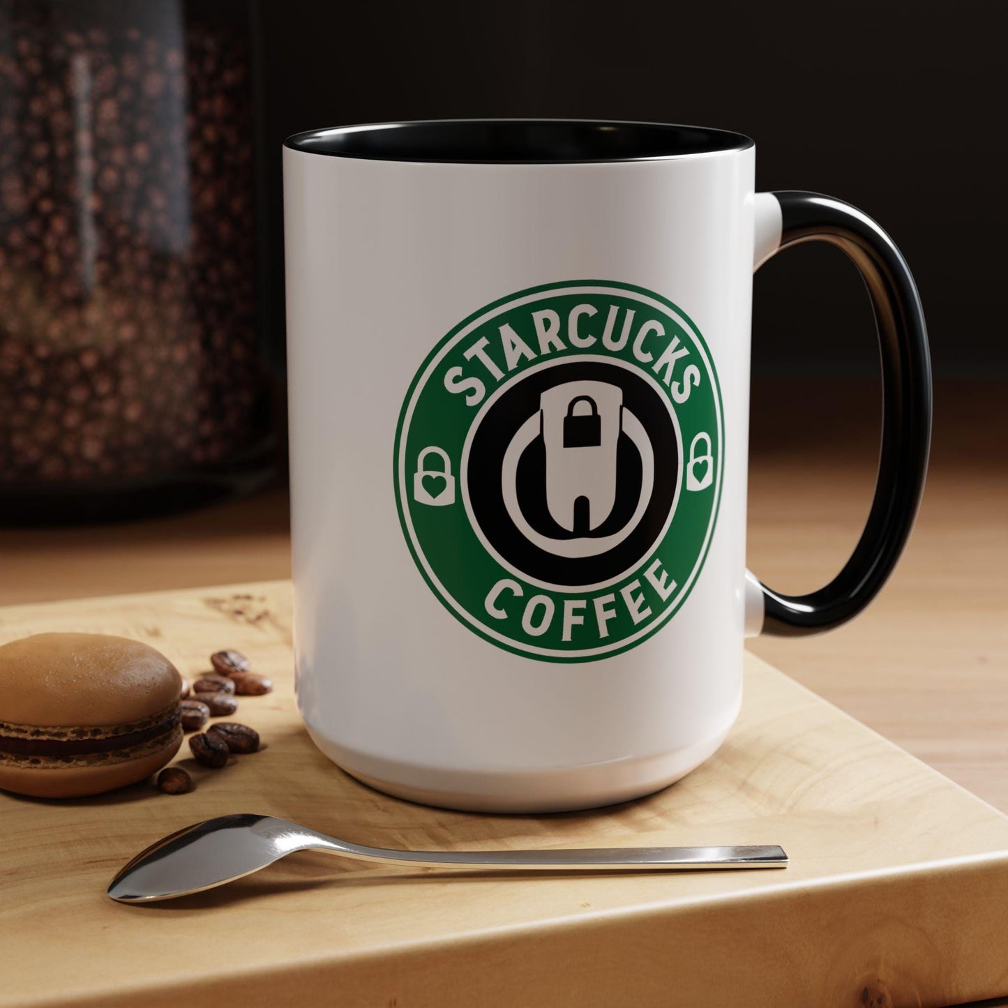 Starcucks Coffee Mug Chastity Lock Kink Gag Gift Sissy Submissive Humiliation Cup Kinky BDSM DDLG Mug for Fetish Coffee Lovers