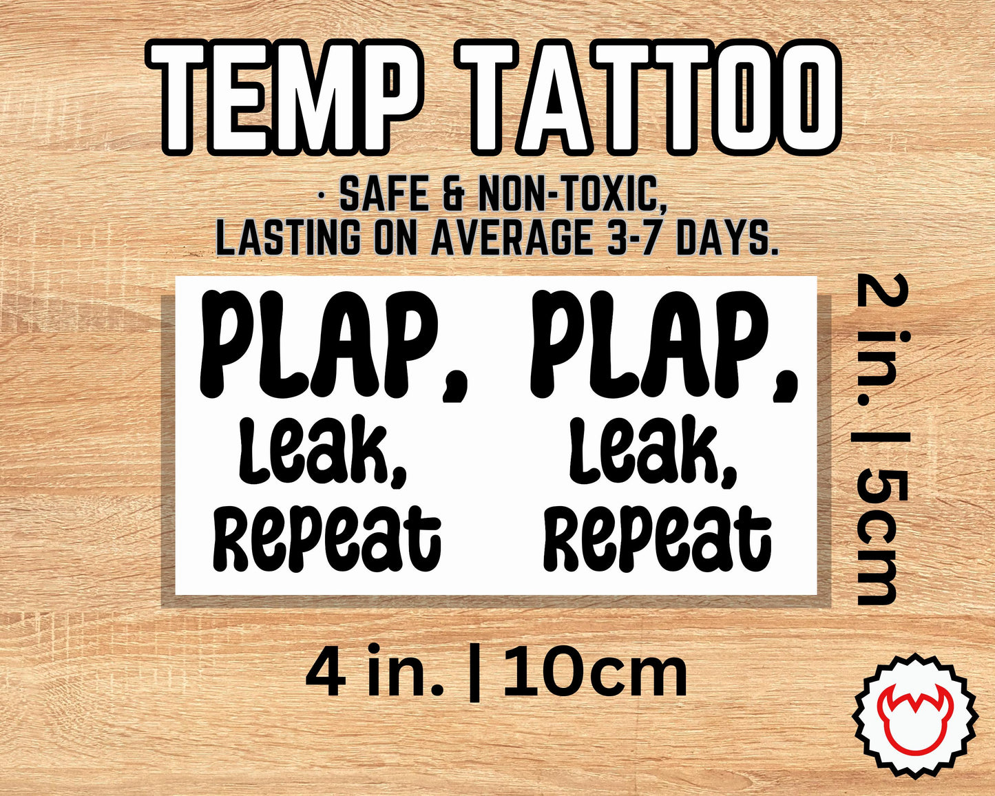 Plap Leak Repeat Tattoos | Chastity and Sissy Tattoos Bdsm Locked Boy Locked Sissy Sissy Chastity Cage Sexy Temporary Tattoo Kinkabl