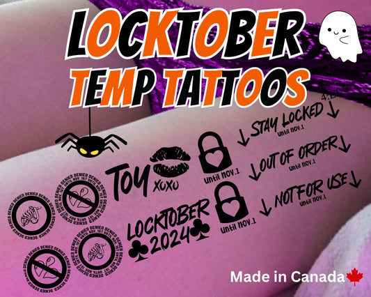 Locktober Temporary Tattoos | 5:LT
