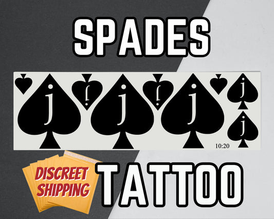 Jack Of Spades Temporary Tattoo | QOS Tattoo, BNWO, BBC Tattoo