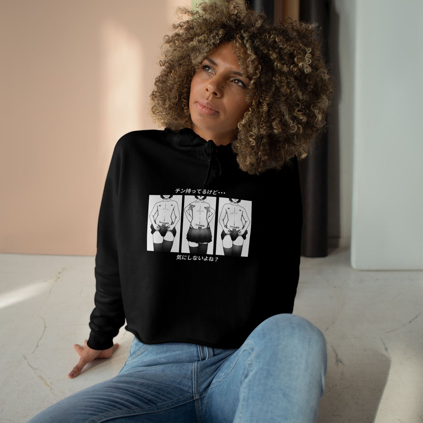 Slutmaker | Crop Top Hoodie