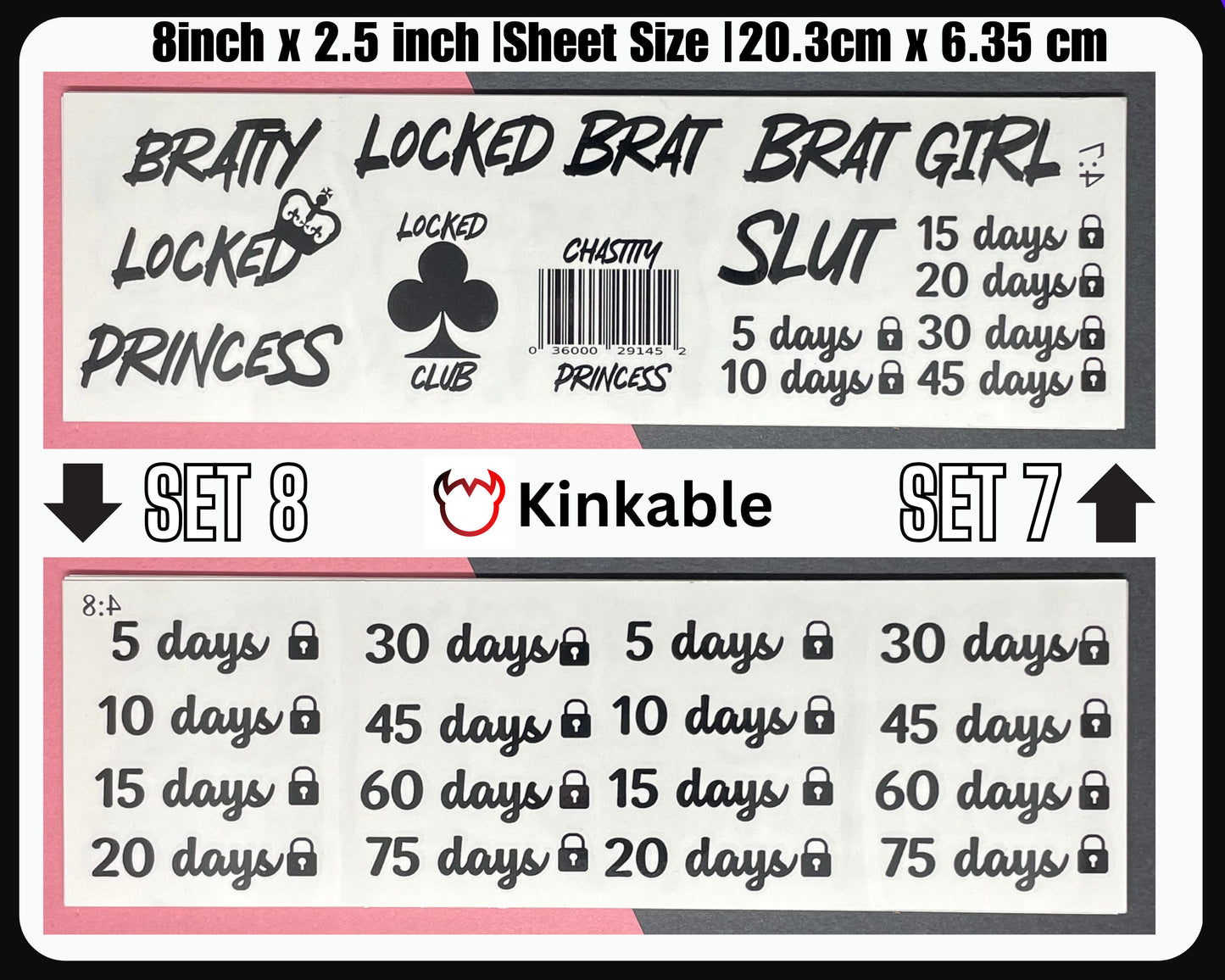 Chastity and Sissy Temporary Tattoos | bdsm chastity cage sissy gurl Humiliation BDSM Design body art Chastity Tattoos Sissy Tattoo