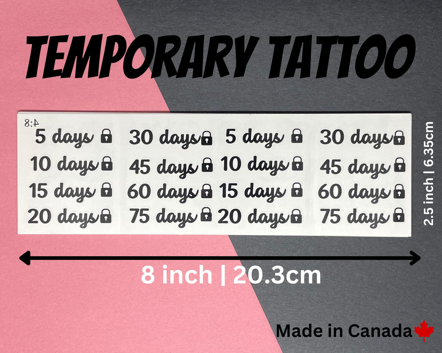 Timekeeping Chastity Tattoos | Sheet chastity temporary tattoos sissy cock cage chastity tattoo chastity lock plastic locks sissy kit permalock