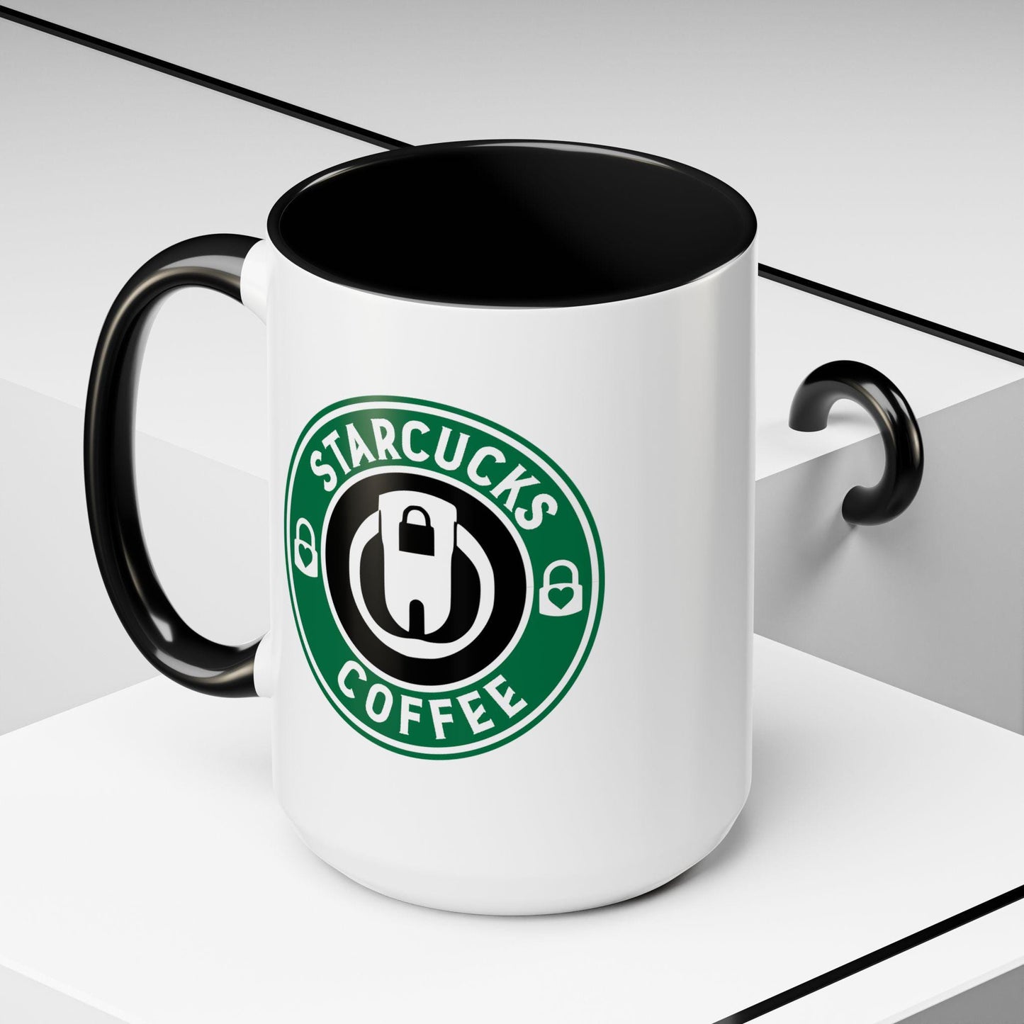 Starcucks Coffee Mug Chastity Lock Kink Gag Gift Sissy Submissive Humiliation Cup Kinky BDSM DDLG Mug for Fetish Coffee Lovers