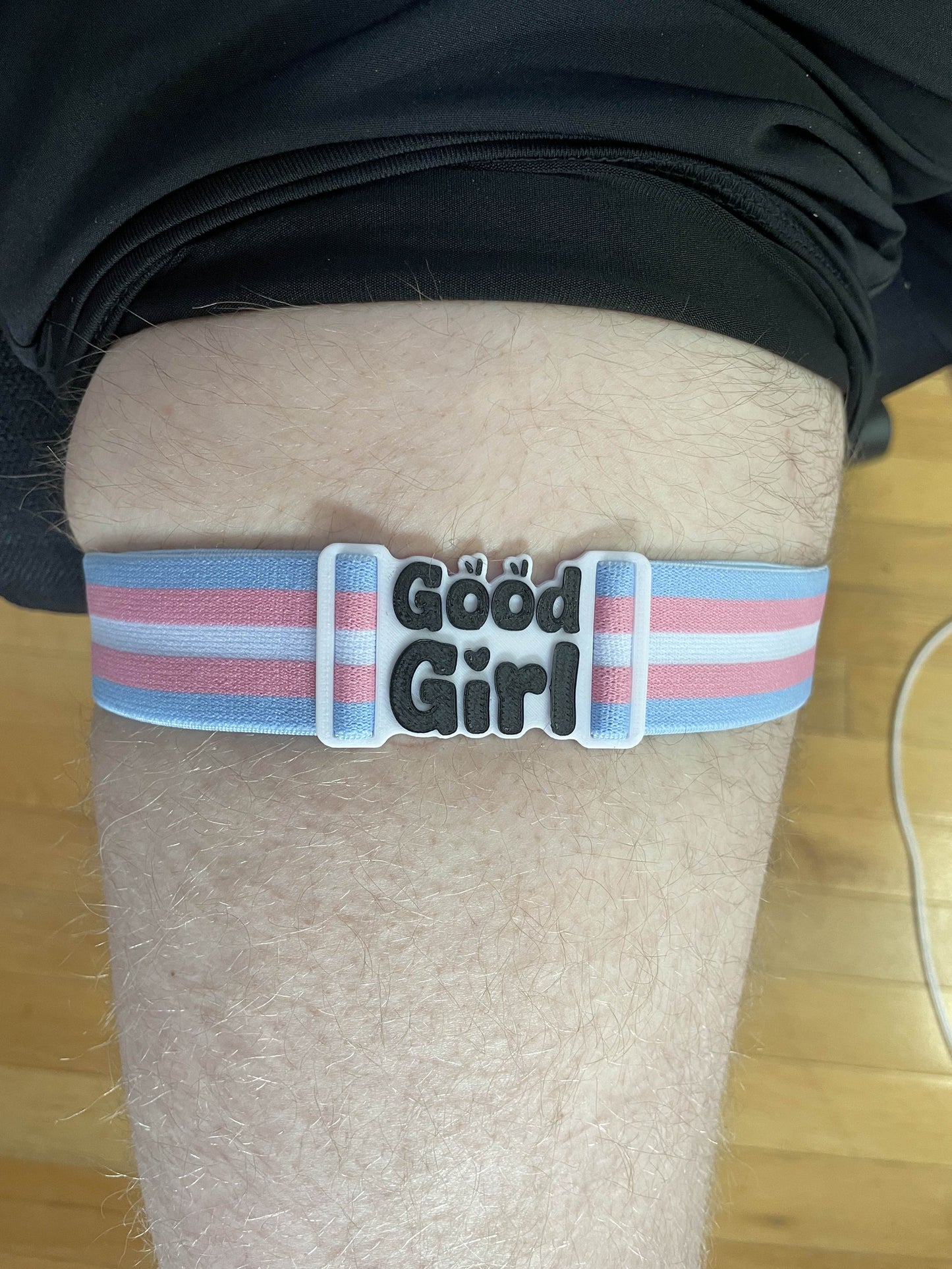 Trans Adjustable Garter Belts