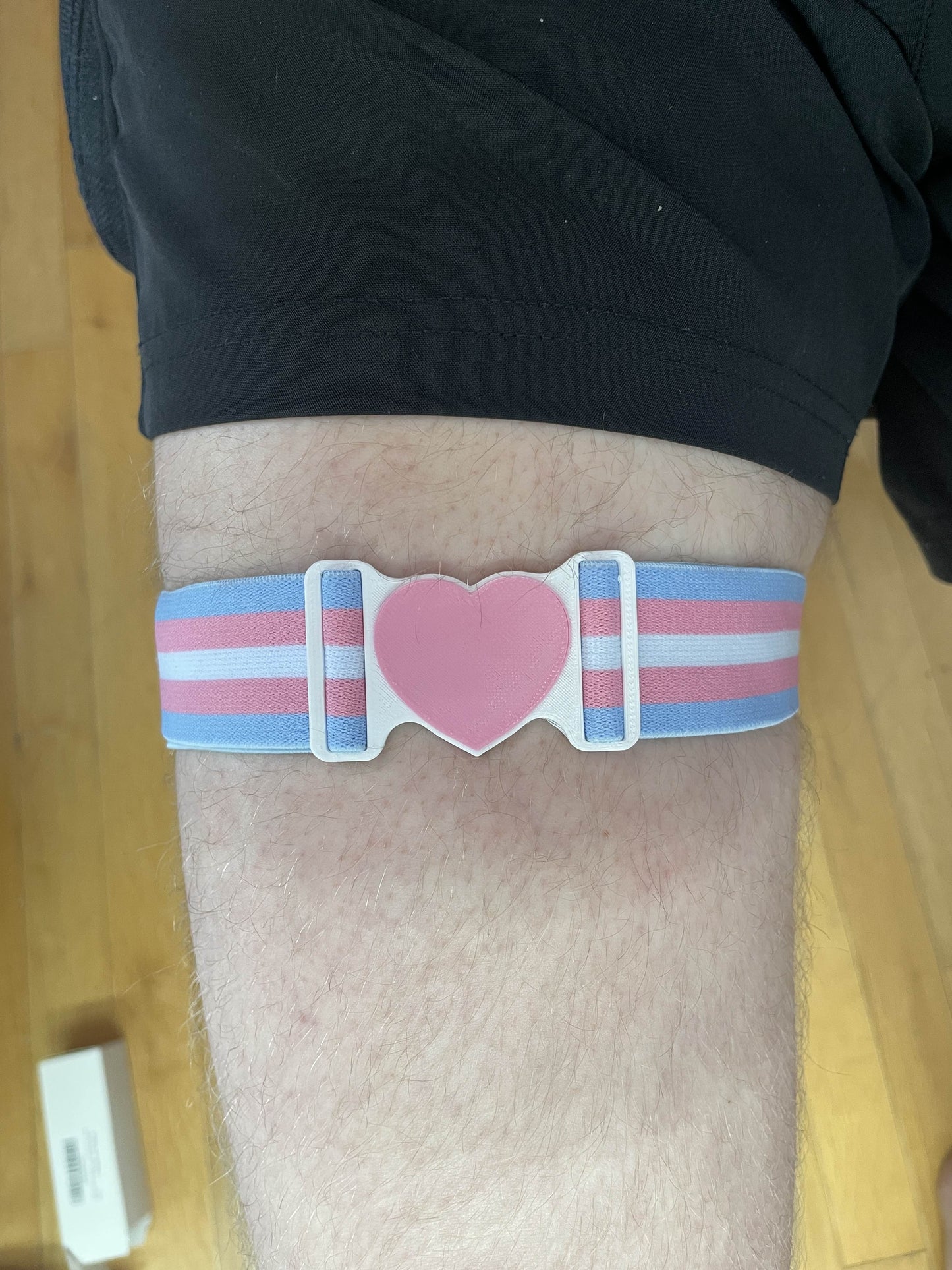 Trans Adjustable Garter Belts