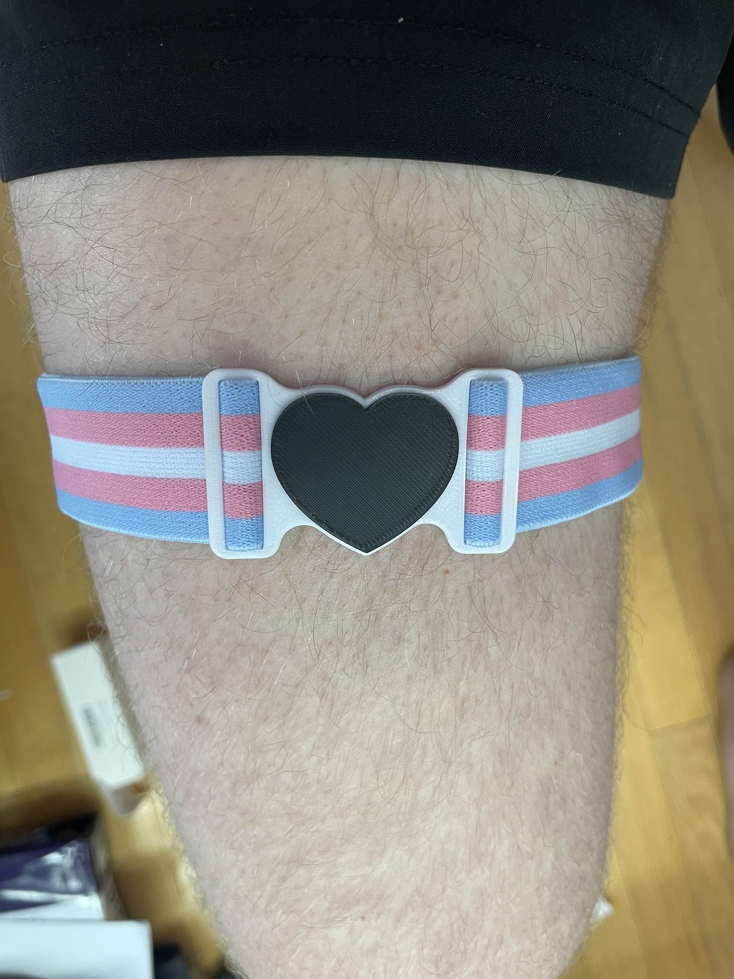 Trans Adjustable Garter Belts
