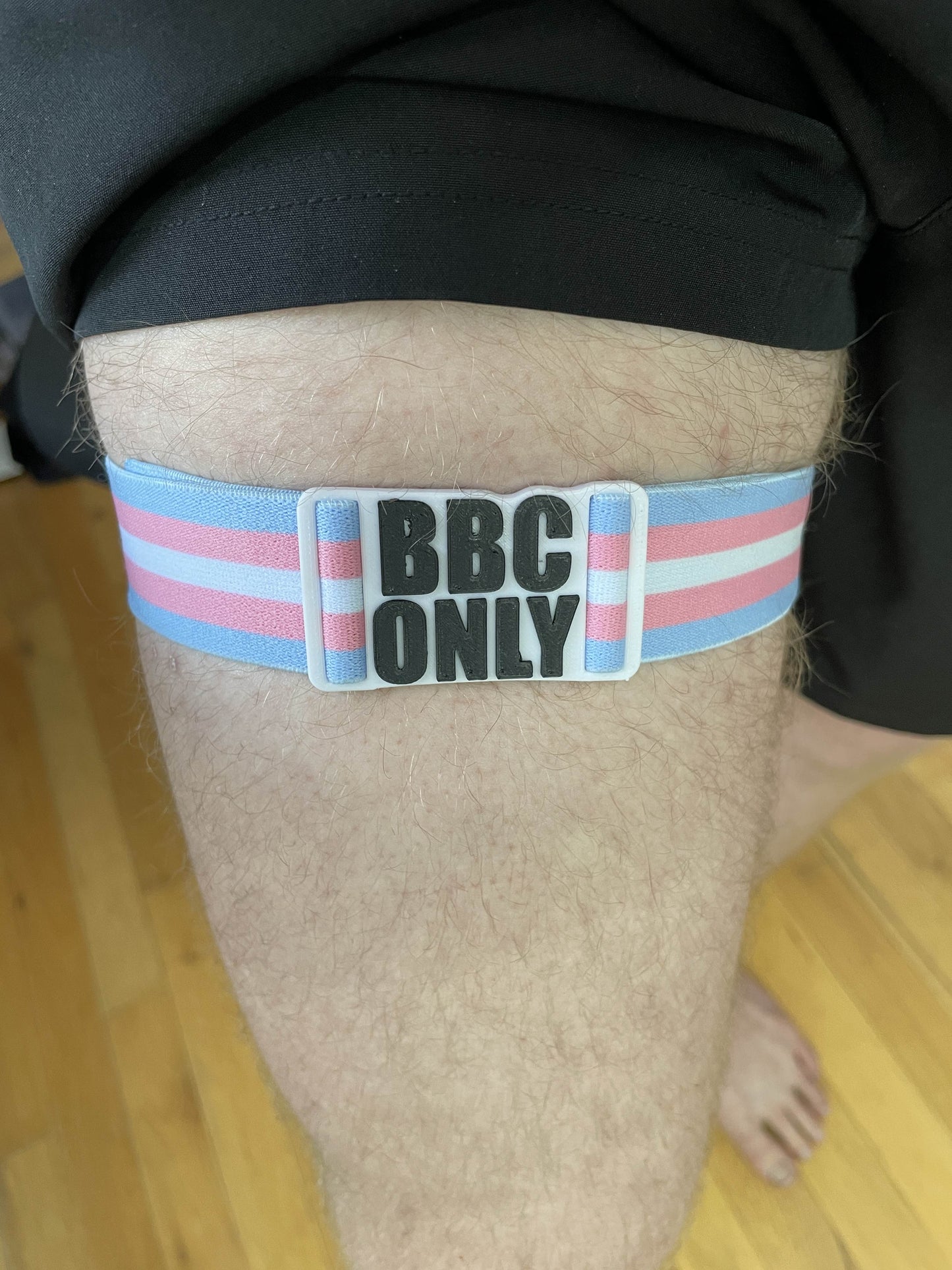 Trans Adjustable Garter Belts