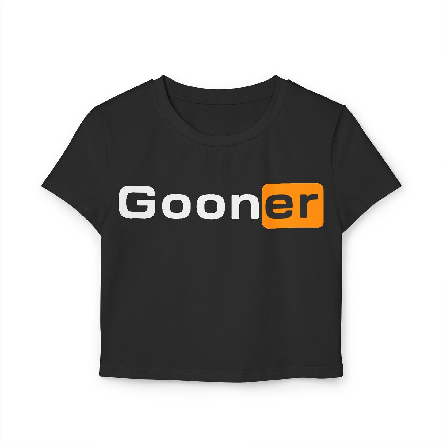 Gooner T-shirt bdsm crop top chastity crop top sissy crop top Goon tshirt BNWO Queen of Spade BETA Humilation