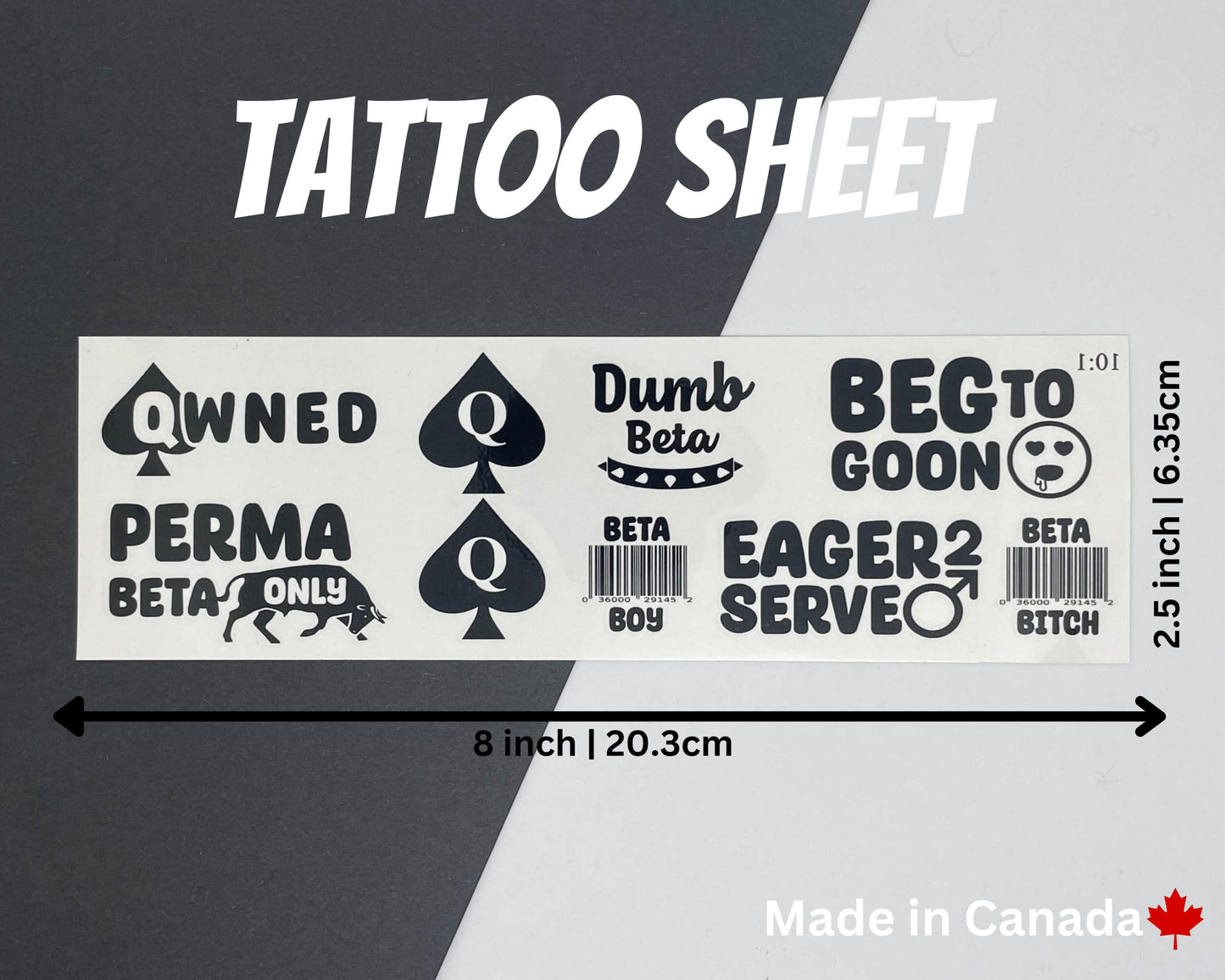 Gooner Owned Beta Tattoo | QOS Tattoo, BNWO, BBC Tattoos