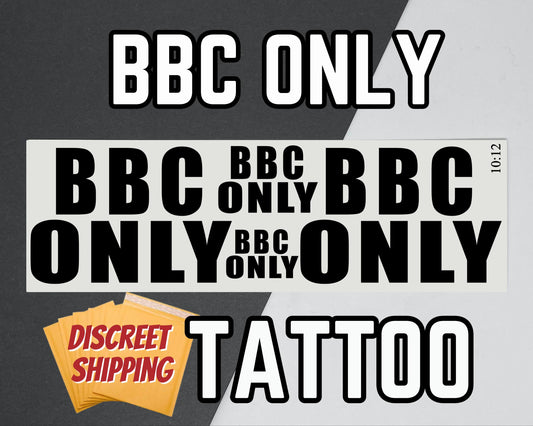 BBC ONLY Tattoo Sheet | qos Tattoo, bnwo, BBC Tattoo, Queen of Spades Tattoo Snow Bunny Tattoo, Blacked tattoo, Sheet of 4 Tattoos