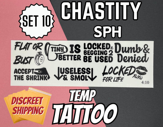 Small Penis Humilation Tattoos | Temp Tattoos SPH temp tattoos Chastity temp Tattoo Sheets,  small penis, tiny dick, small cock, Sexy Tattoo Kinkabl
