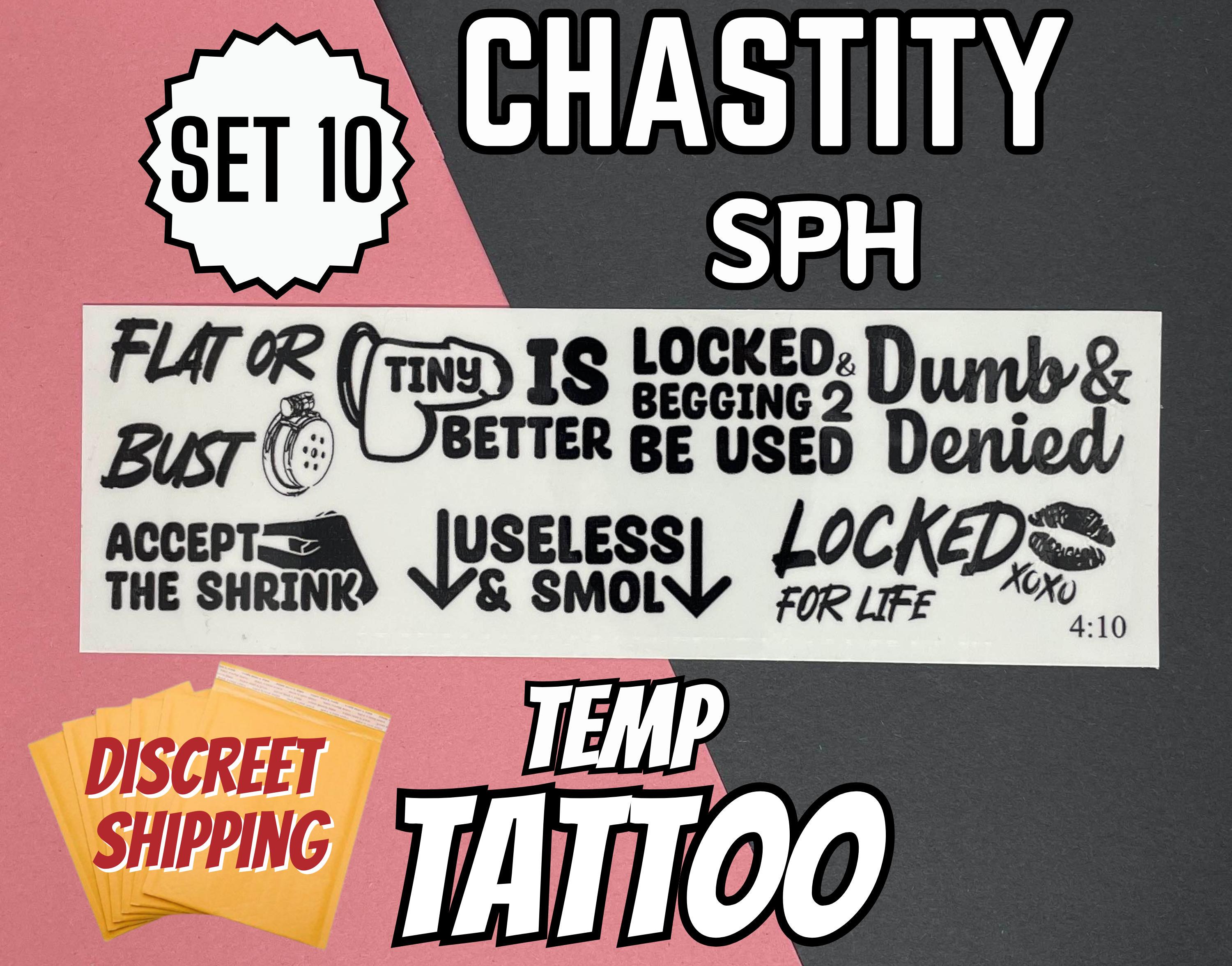 Small Penis Humilation Tattoos Temp Tattoos SPH Temp Tattoos Chastit Small Penis Humilation Tattoos Temp Tattoos SPH Temp Tattoos Chastit