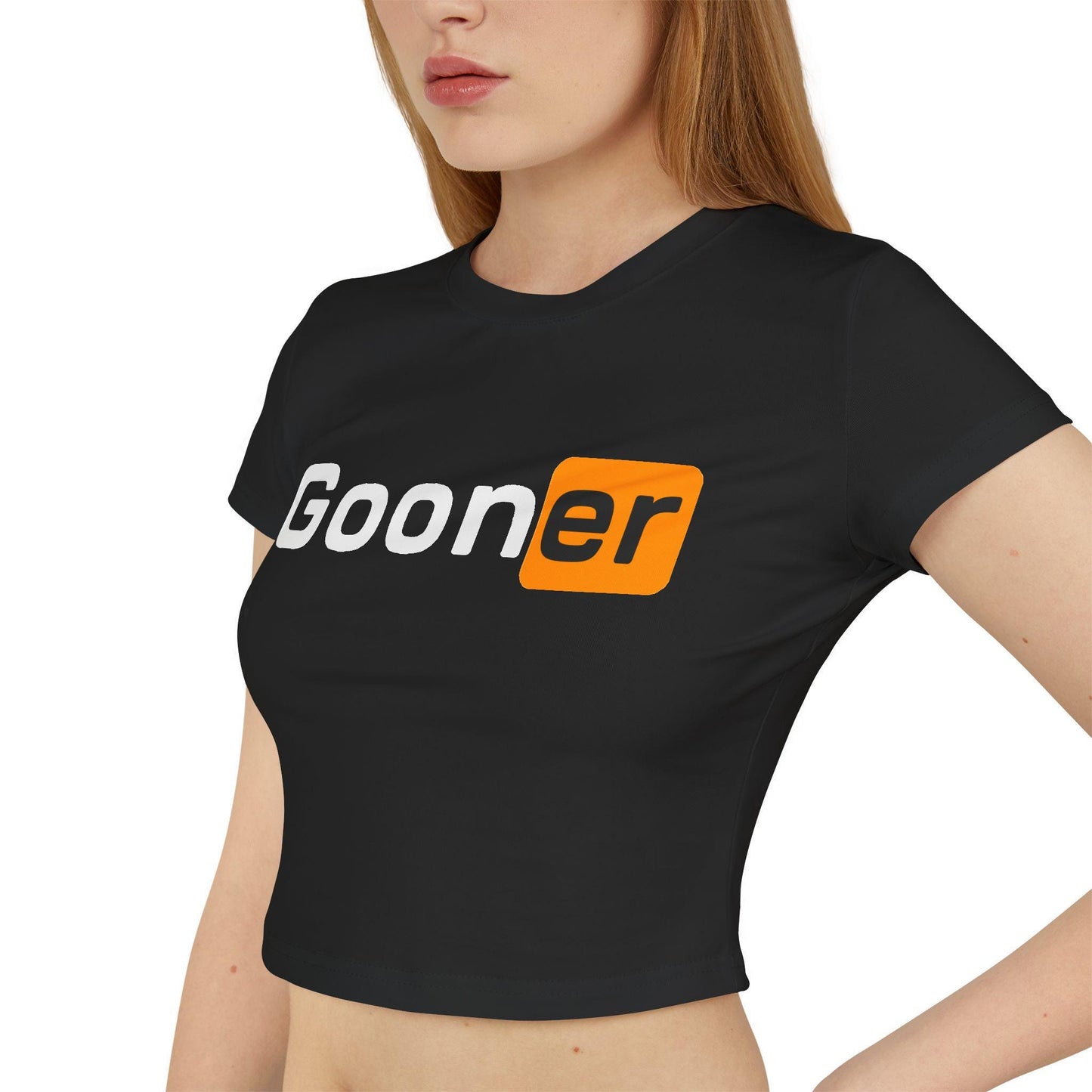 Gooner T-shirt bdsm crop top chastity crop top sissy crop top Goon tshirt BNWO Queen of Spade BETA Humilation