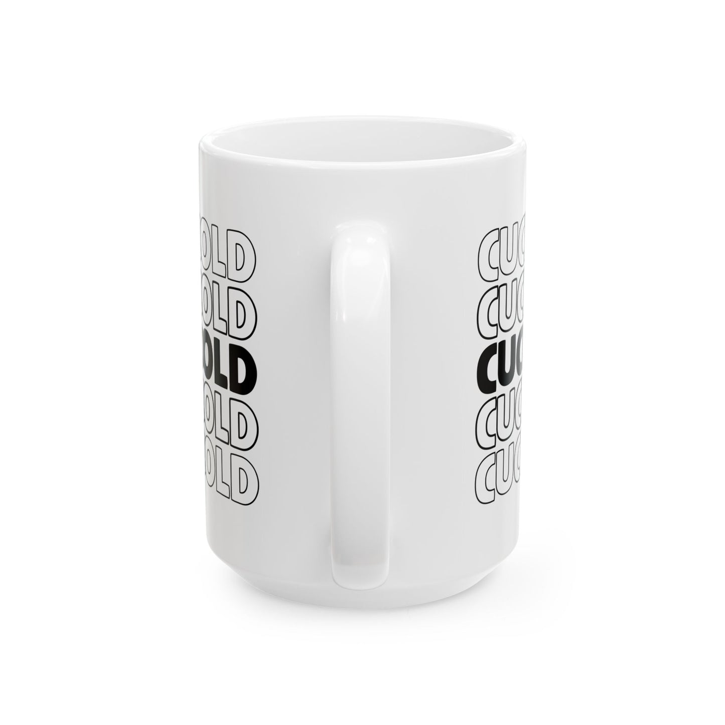 Cuckold Ceramic Mug | Cuckold Hotwife Beta Male Femdom Dominatrix Humiliation Wife Watching Bull Sissy Mistress, Gift for Swinger Husband, 11oz 15oz