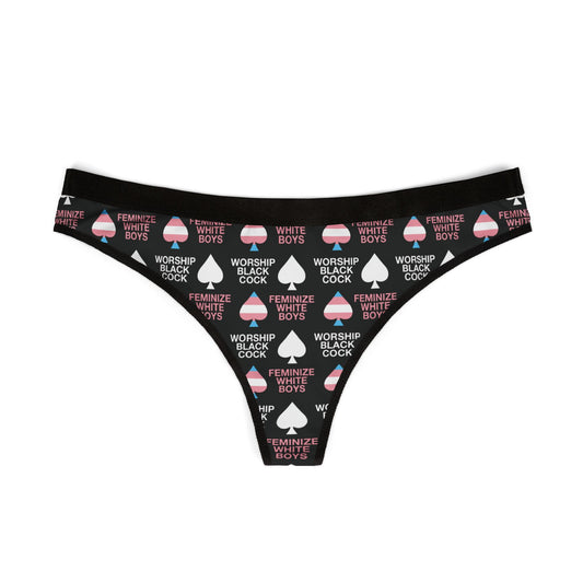 Worship BBC Feminize White bois Thong