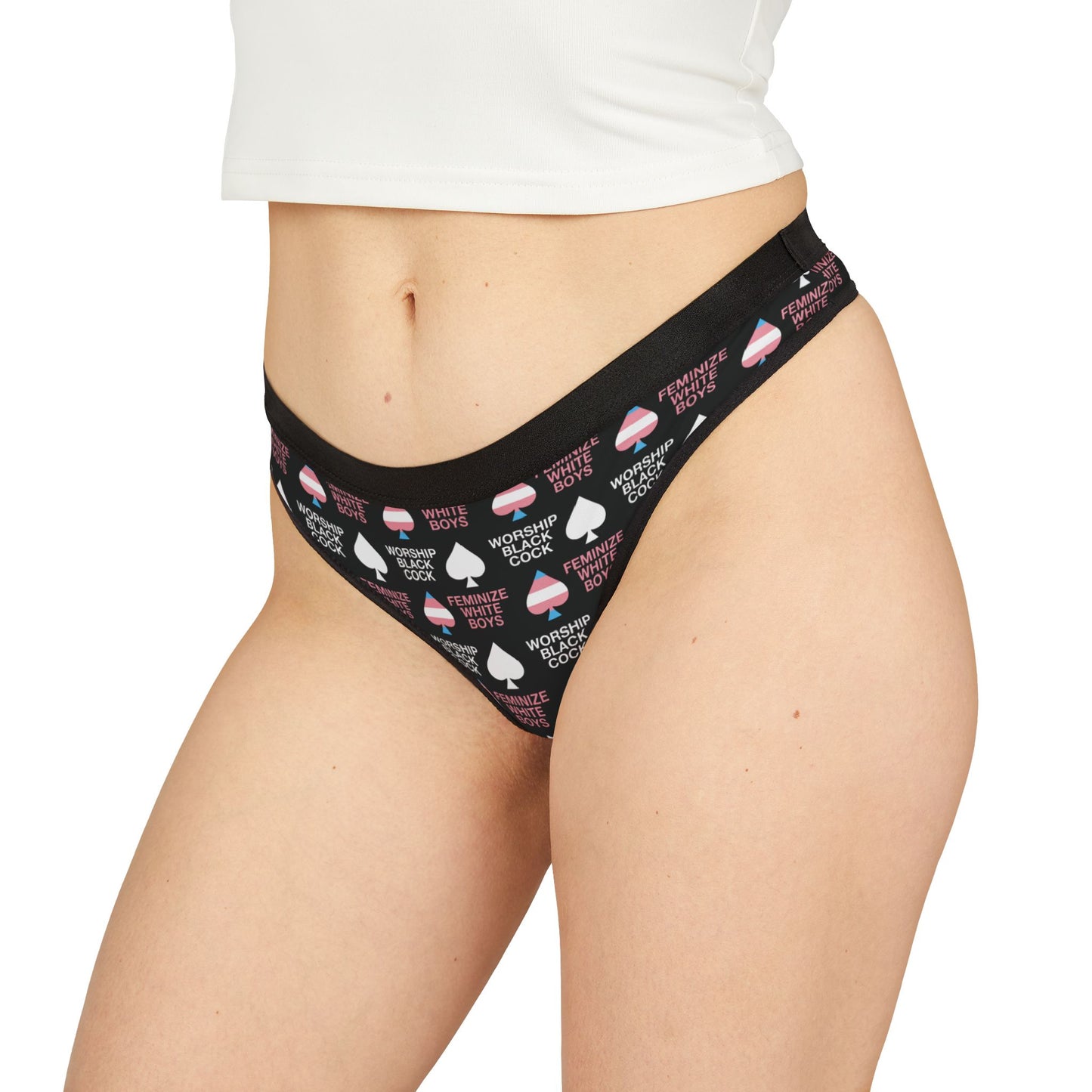 Worship BBC Feminize White bois Thong