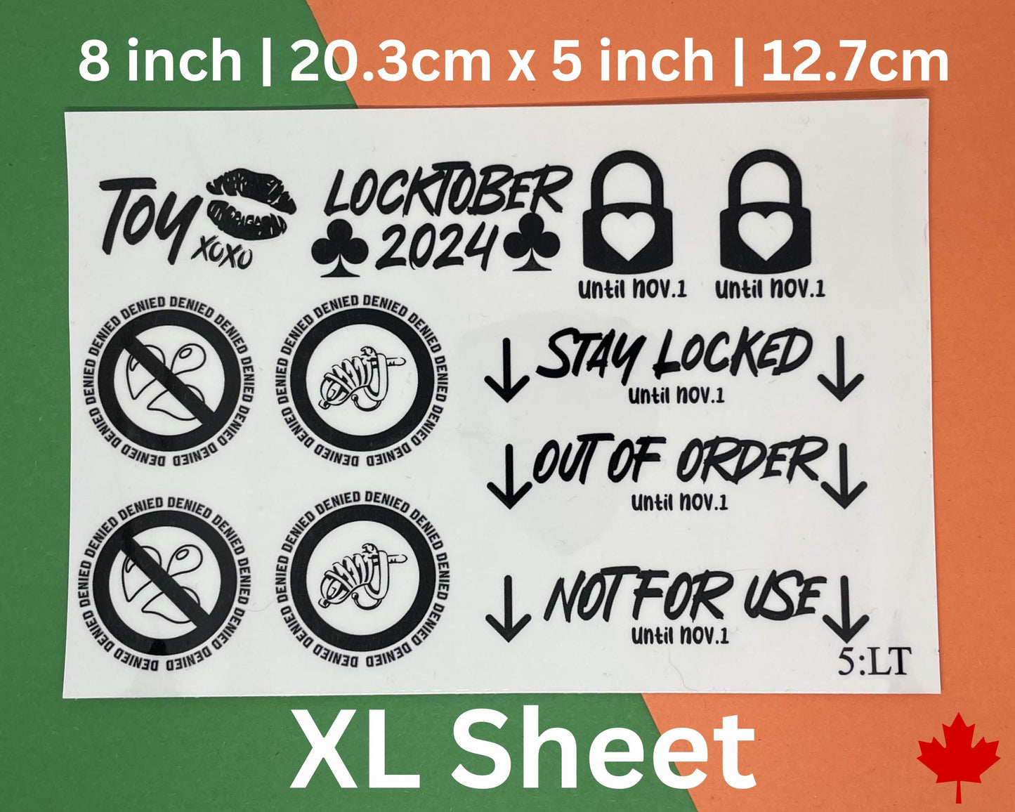 Locktober Temporary Tattoos | 5:LT