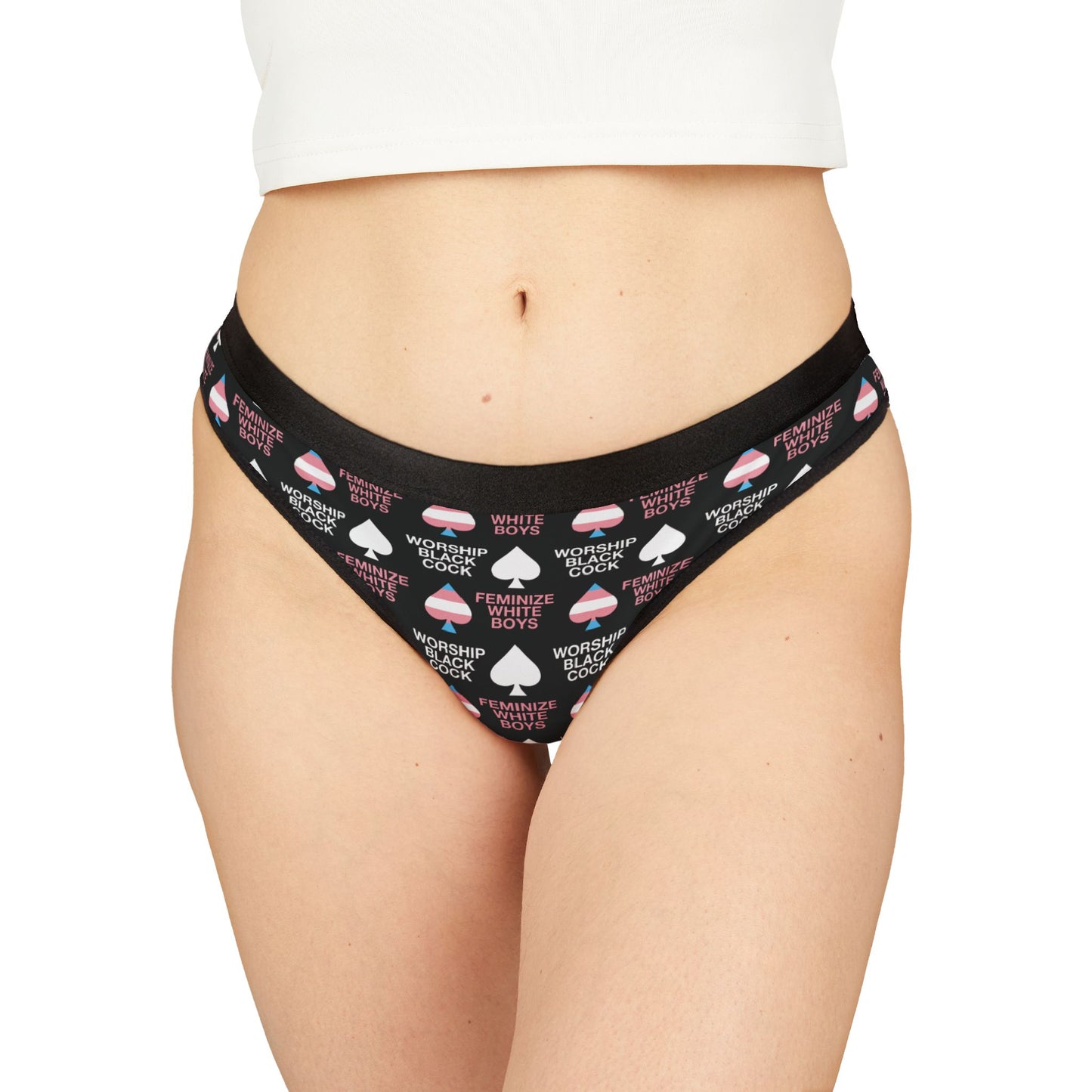 Worship BBC Feminize White bois Thong