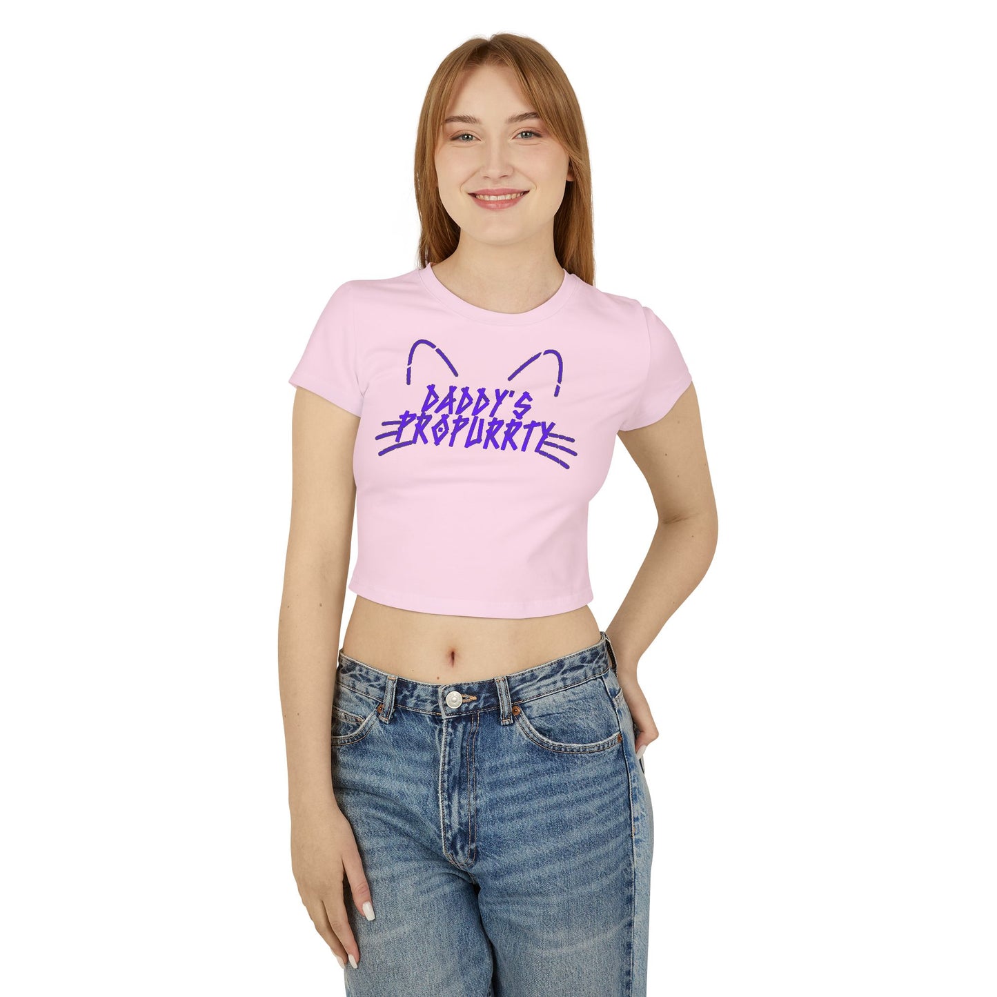 Daddy's Propurrty | Baby Crop Top
