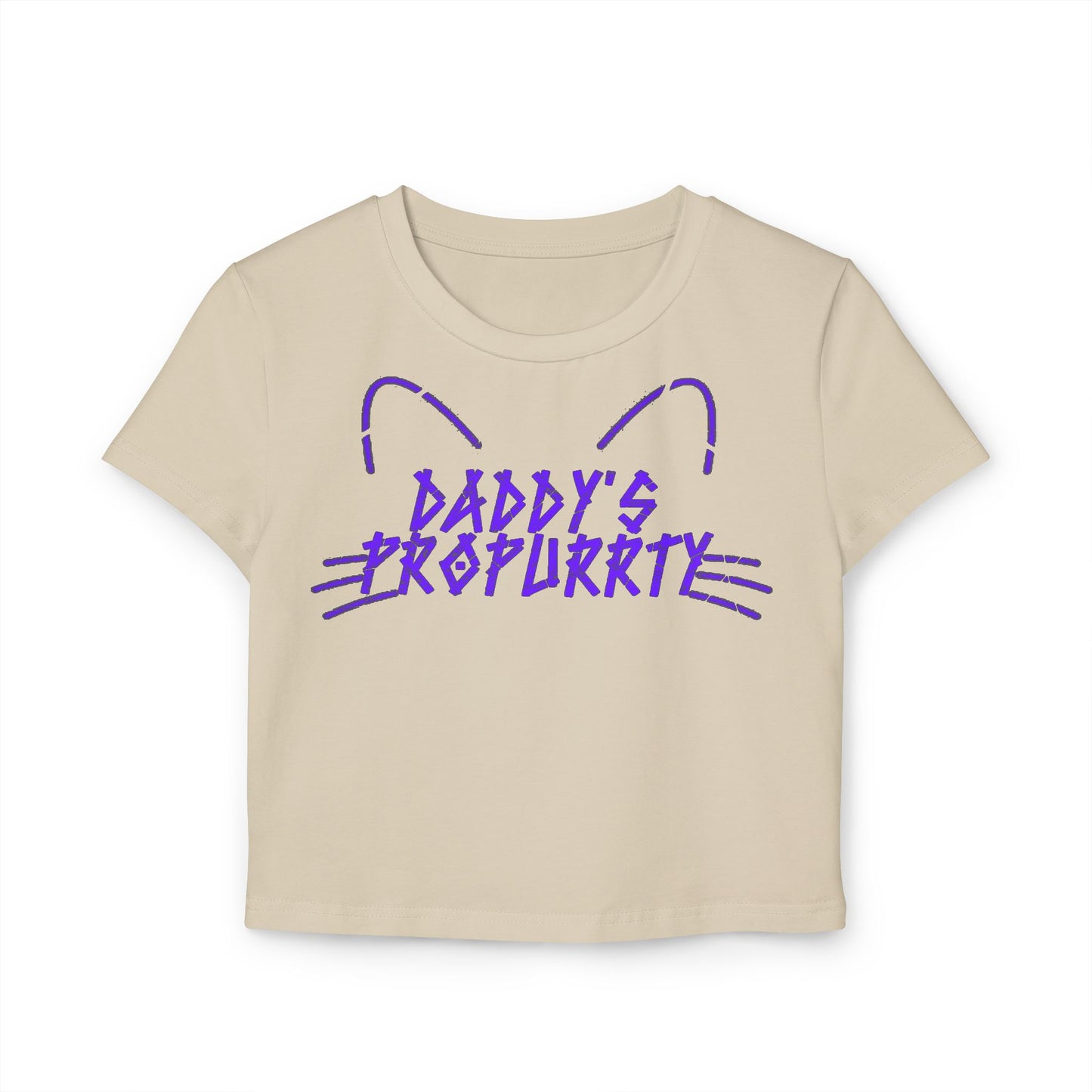 Daddy's Propurrty | Baby Crop Top