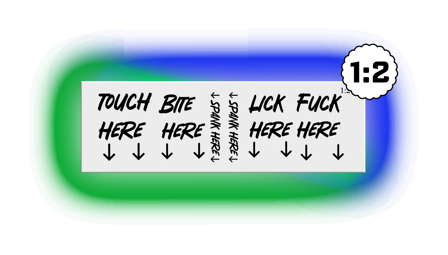 Pup Play Temporary Tattoos 8 Set Options