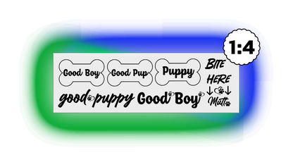 Pup Play Temporary Tattoos 8 Set Options