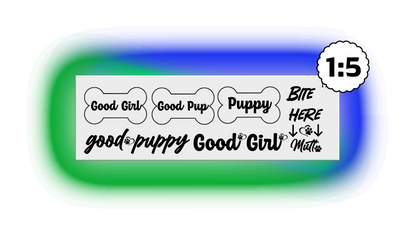 Pup Play Temporary Tattoos 8 Set Options