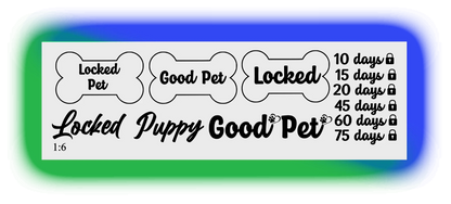 Chastity Pup Play Tattoos | – Puppy Play Pet Play Tattoo Set for Submissive BDSM Roleplay, Good Boy/Girl Praise Decals