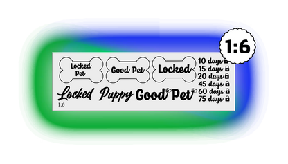 Pup Play Temporary Tattoos 8 Set Options