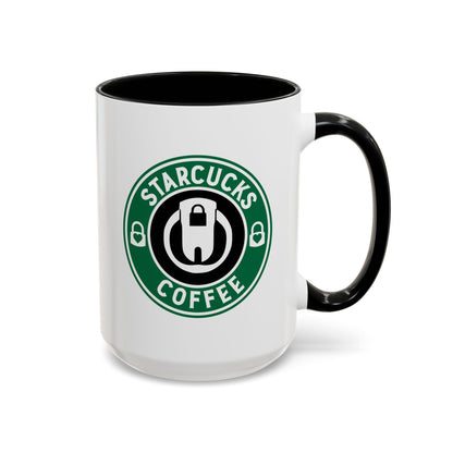 Starcucks Coffee Mug Chastity Lock Kink Gag Gift Sissy Submissive Humiliation Cup Kinky BDSM DDLG Mug for Fetish Coffee Lovers