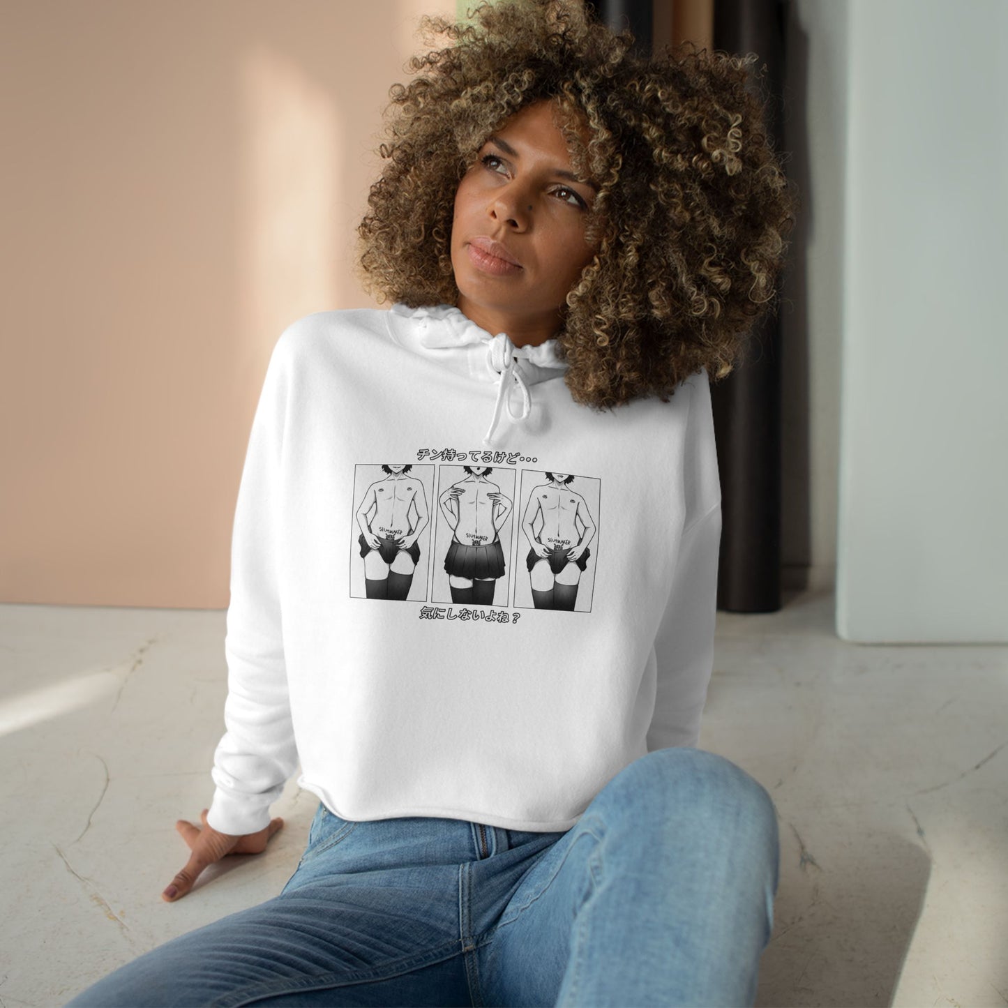Slutmaker | Crop Top Hoodie