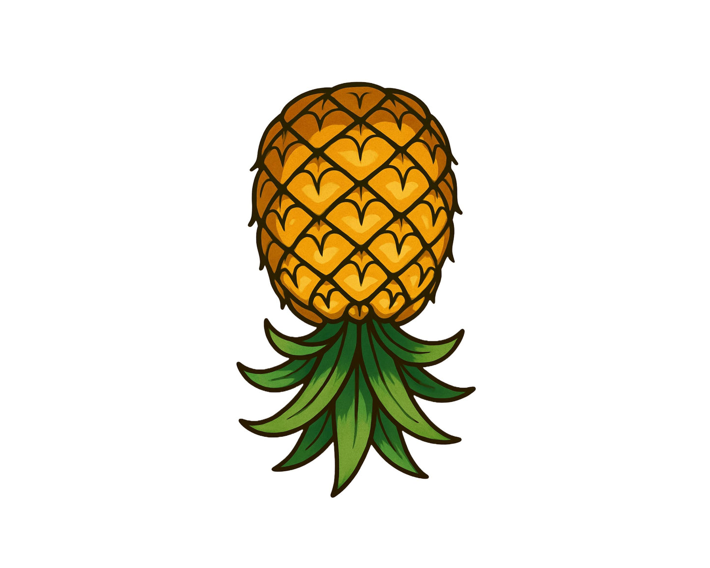 Test Test Swingers Pineapple - Temporary Tattoo
