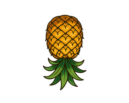 Test Test Swingers Pineapple - Temporary Tattoo