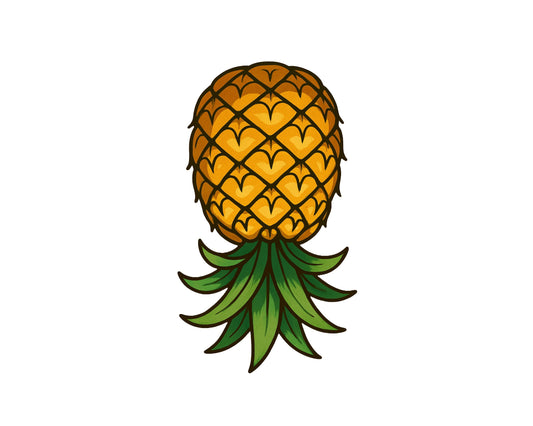 Test Test Swingers Pineapple - Temporary Tattoo