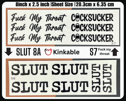 Free Use Humiliation Temp tattoos | 3:1