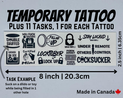 Locktober Temporary Tattoos | 5:LT