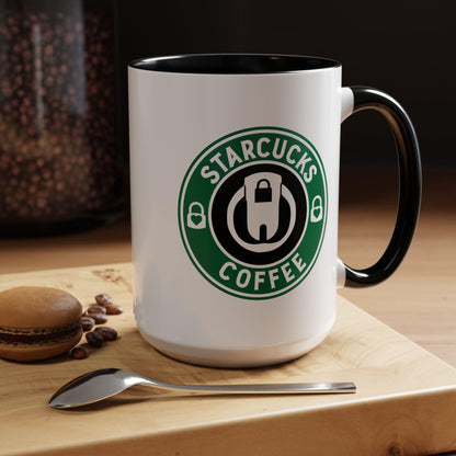 Starcucks Coffee Mug Chastity Lock Kink Gag Gift Sissy Submissive Humiliation Cup Kinky BDSM DDLG Mug for Fetish Coffee Lovers