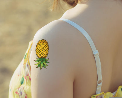 Test Test Swingers Pineapple - Temporary Tattoo
